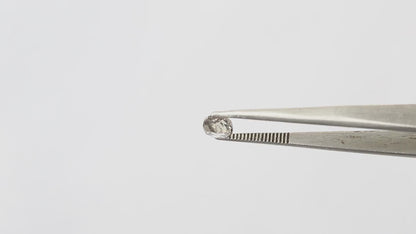 0.62 CT Transparent Natural Loose Oval Shape Diamond, 5.90 mm Salt and Pepper Earth Mine Perfect For Handmade Jewelry