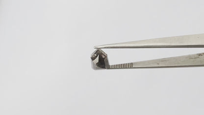 2.27 Ct Modified Cut Gray Black Salt & Pepper Diamond | Natural Loose Diamond for Custom Pendant
