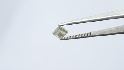 0.90 CT Grey Greenish Color Kite Shape Salt and Pepper Loose Diamond