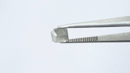 1.12 CT 6 MM Magnificent Gray Color Emerald Cut Salt and Pepper Loose Diamond