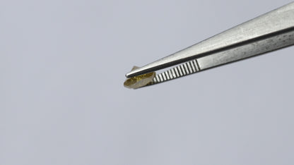 0.97 CT Brilliant Cut Fancy Round Shape Diamond 6.50 mm Pointed Natural yellow Treated Diamond Made For Beautiful Prong Setting Engagement Ring