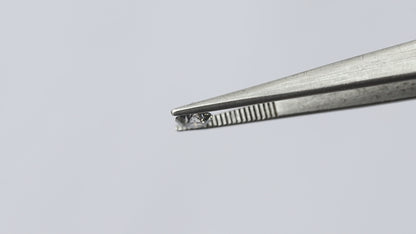 0.47 CT Splendid Grey Black Pointed round Brilliant Cut Natural 4.90 mm Salt and Pepper Diamond Perfect For Making Prong setting Halo Ring