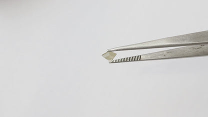 0.79 Ct Natural Light Yellowish Diamond | Kite Shape Translucent Rustic Conflict Free Loose Diamond for Pendant