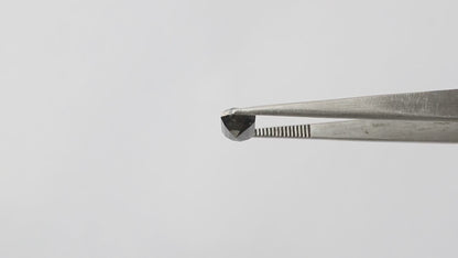 1.99 Ct Emerald Cut Gray Black Diamond | 7.5 mm Natural Loose Diamond for Engagement Ring