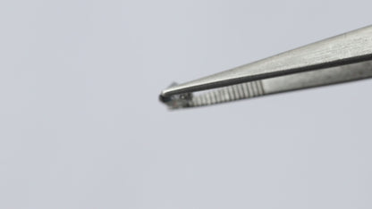 0.49 CT Splendid Grayish Black 4 mm Pointed Polished Round Brilliant Cut Conflict Free Salt and Pepper Diamond Perfect For Making Prong Ring