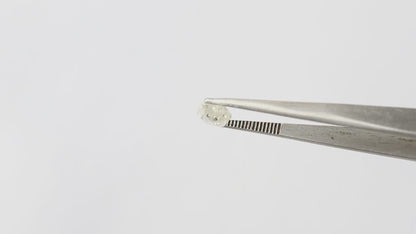 1.11 CT Beautiful Fancy White Step Cut Geometric Shape Gorgeous Loose Salt and Pepper Transparent Diamond ideal for making Vintage Jewelry