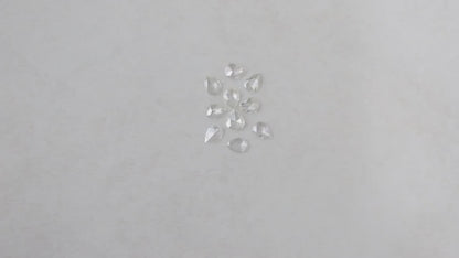 1 CT Pear Shape Rose cut Diamonds, GH color VS/Si Clarity Loose Diamonds