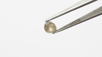 0.95 CT 7 mm Yellowish Brown Pear shape salt and pepper loose diamond for Jewelry ring