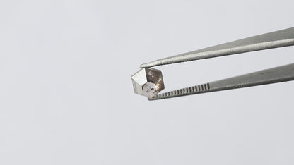 1.26 CT Light Toned Pink Translucent Loose Rustic Conflict Free Diamond ideal for making Bespoke Diamond Ring