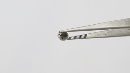 1.50 Ct Natural Blackish Gray Diamond | Oval Shape 6.60 mm Loose Diamond for Handmade Jewelry