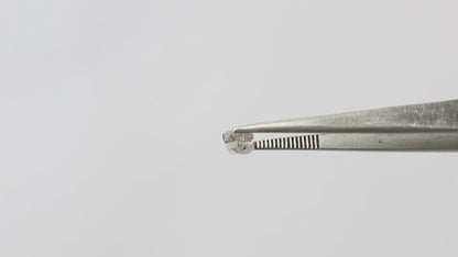 0.87 CT Splendid Modified Geometric Shape Sparkling White Icy Natural Loose Salt and Pepper Domed Top Diamond Made Antique Design Jewelry